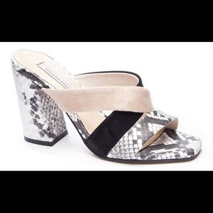 Chinese Laundry x Kristin‎ C. Snake Print Heels